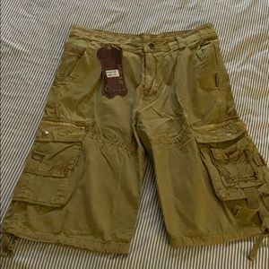Khaki Cargo shorts size 30